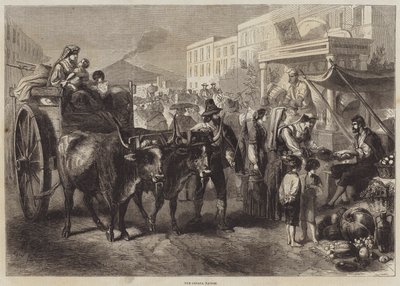 Die Chiaja, Neapel von Gustave Janet